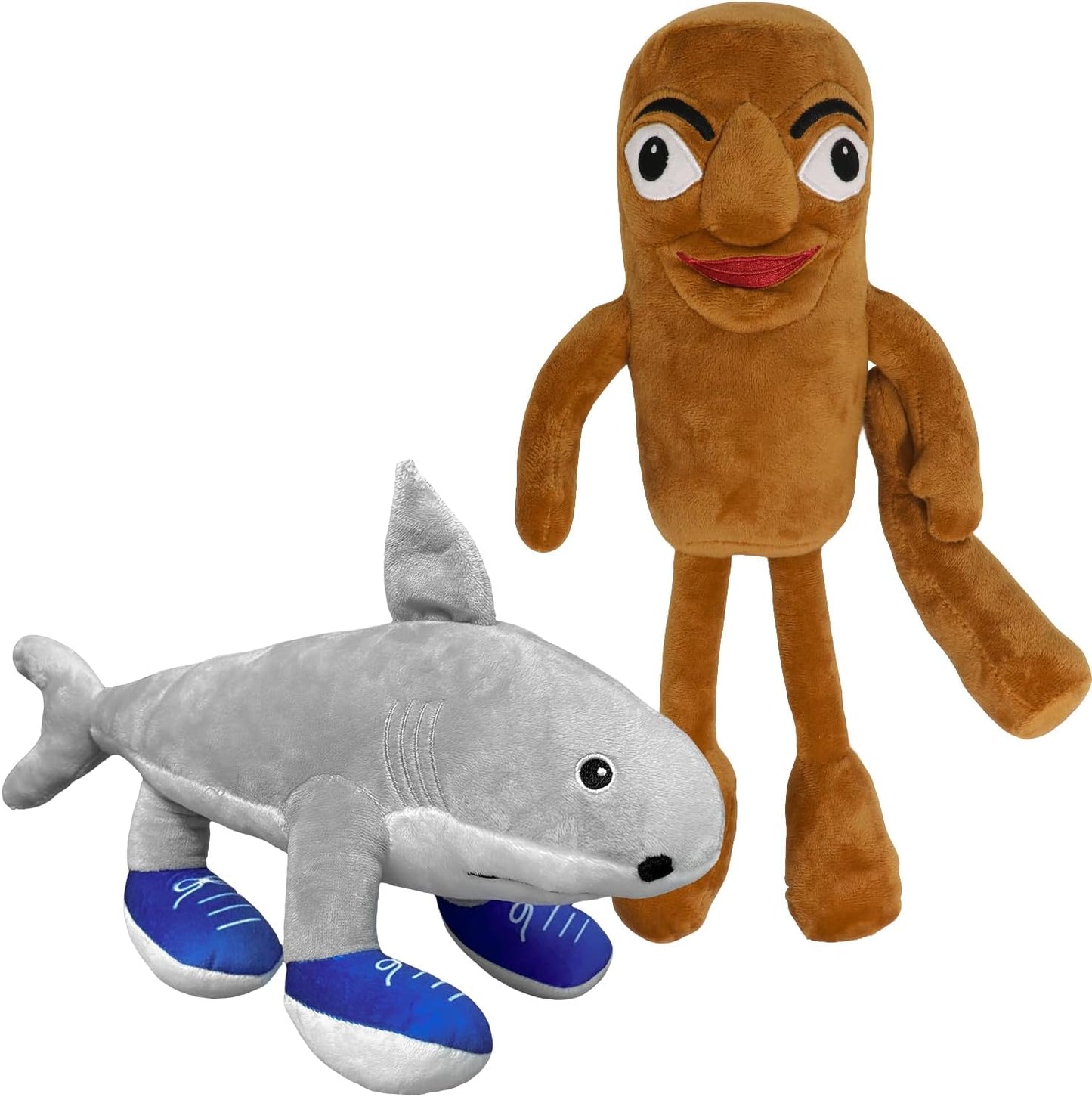 Italian Brainrot Inspired Plush Toy 14 Inches Tung Tung Tung Sahur Plush Soft Stuffed Meme Dolls for Collectors, Aesthetic Décor & Funny Gift Ideas (2Pcs)