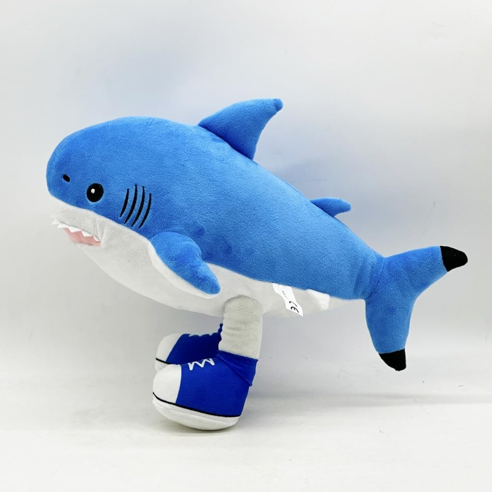 Italian Brainrot Plush, 15" Tralalero Tralala Shark Plush Pillow for Video Game Fans