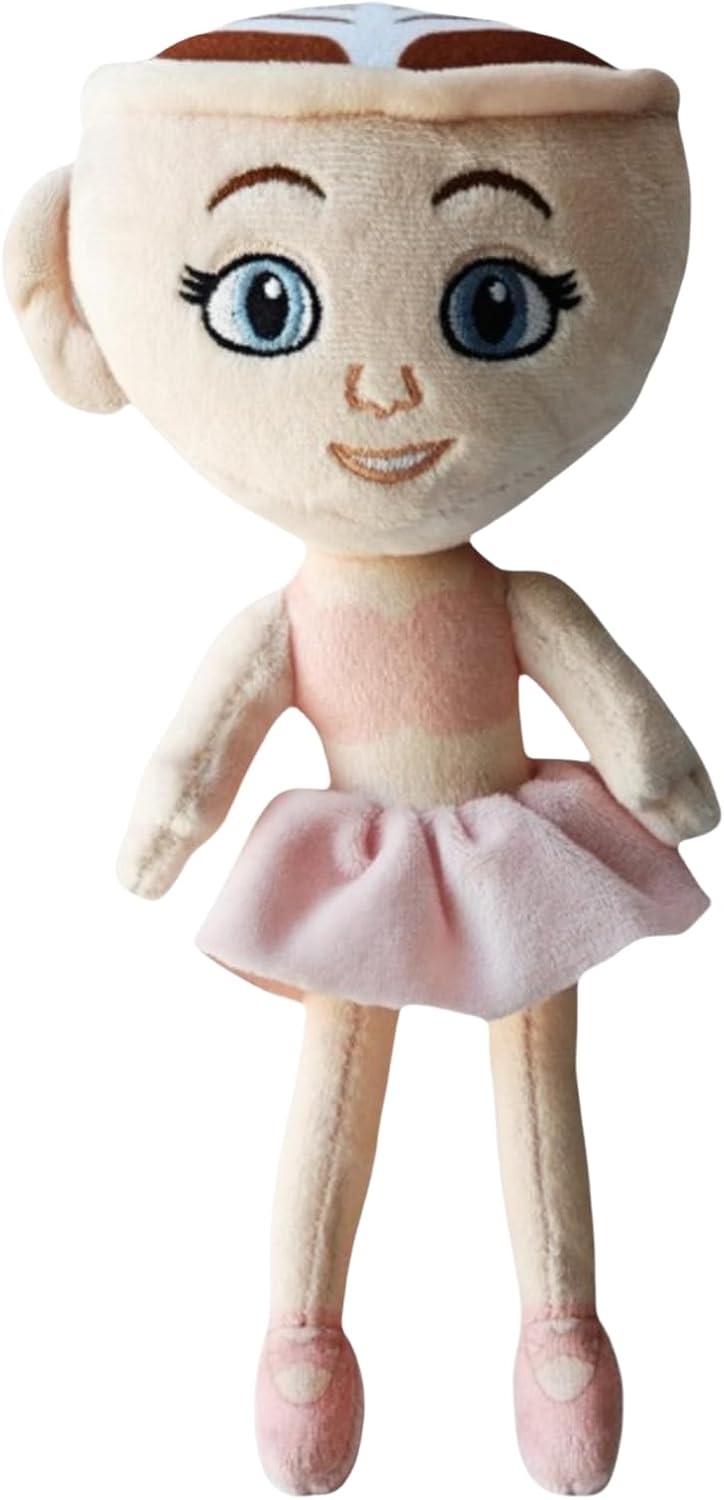 AI-Crafted Italian Brainrot Animals Plush,10″ Brainrot Evolution Plushie - Soft, Collectible, Memetic Home Accent (Ballerina Cappuccina)