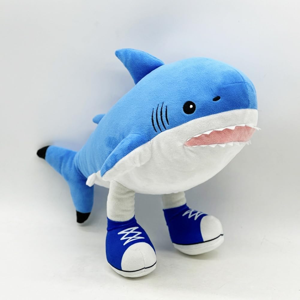 Italian Brainrot Plush, 15" Tralalero Tralala Shark Plush Pillow for Video Game Fans