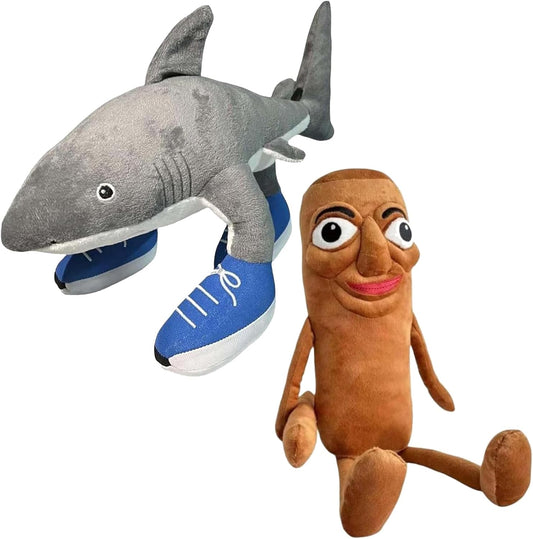 Tralalero Tralala Italian Brainrot Toy Italian Brainrot Figures 12inch (A+B)